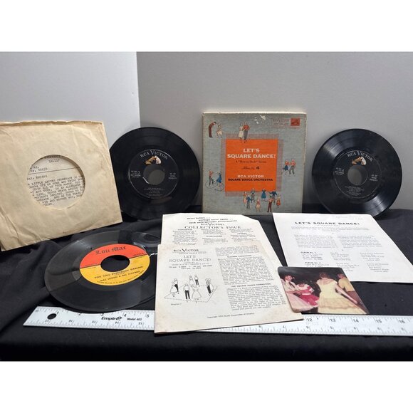RCA Victor Lets Square Dance Album No. 4 Vinyl Record Set With Booklet & Photo - Picture 2 of 16
